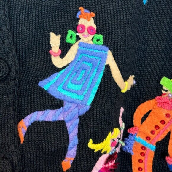 Michael Simon fashionista's through the decade Women's Cotton Cardigan Size XL - Picture 14 of 16